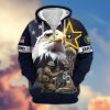Premium Proudly Served VIETNAM VETERAN Zip Hoodie, Gifts For US Veterans, Gifts For Veterans Day