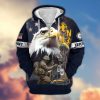Premium Proudly Served US SEABEE Zip Hoodie, Gifts For US Veterans, Gifts For Veterans Day