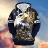 Premium Proudly Served VIETNAM VETERAN Zip Hoodie, Gifts For US Veterans, Gifts For Veterans Day