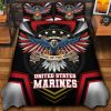 Premium US Coast Guard Veterans Quilt Bedding Set, Gifts For US Veterans, Gifts For Veterans Day