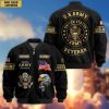 Premium Honoring All Who Served US Marines Veterans Bomber Jacket, Gifts For US Veterans
