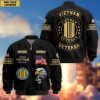 Premium Honoring All Who Served US Marines Veterans Bomber Jacket, Gifts For US Veterans