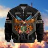 Premium Honoring All Who Served US Coast Guard Veterans Bomber Jacket, Gifts For US Veterans