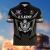 Premium US Marines Polo Shirt, Gifts For US Veterans, Gifts On Father's Day, Independence Day, Armed Forces Day, Veterans Day, Memorial Day