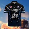 Premium US Navy Polo Shirt, Gifts For US Veterans, Gifts On Father's Day, Independence Day, Armed Forces Day, Veterans Day, Memorial Day