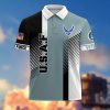 Premium US Marines Polo Shirt, Gifts For US Veterans, Gifts On Father's Day, Independence Day, Armed Forces Day, Veterans Day, Memorial Day